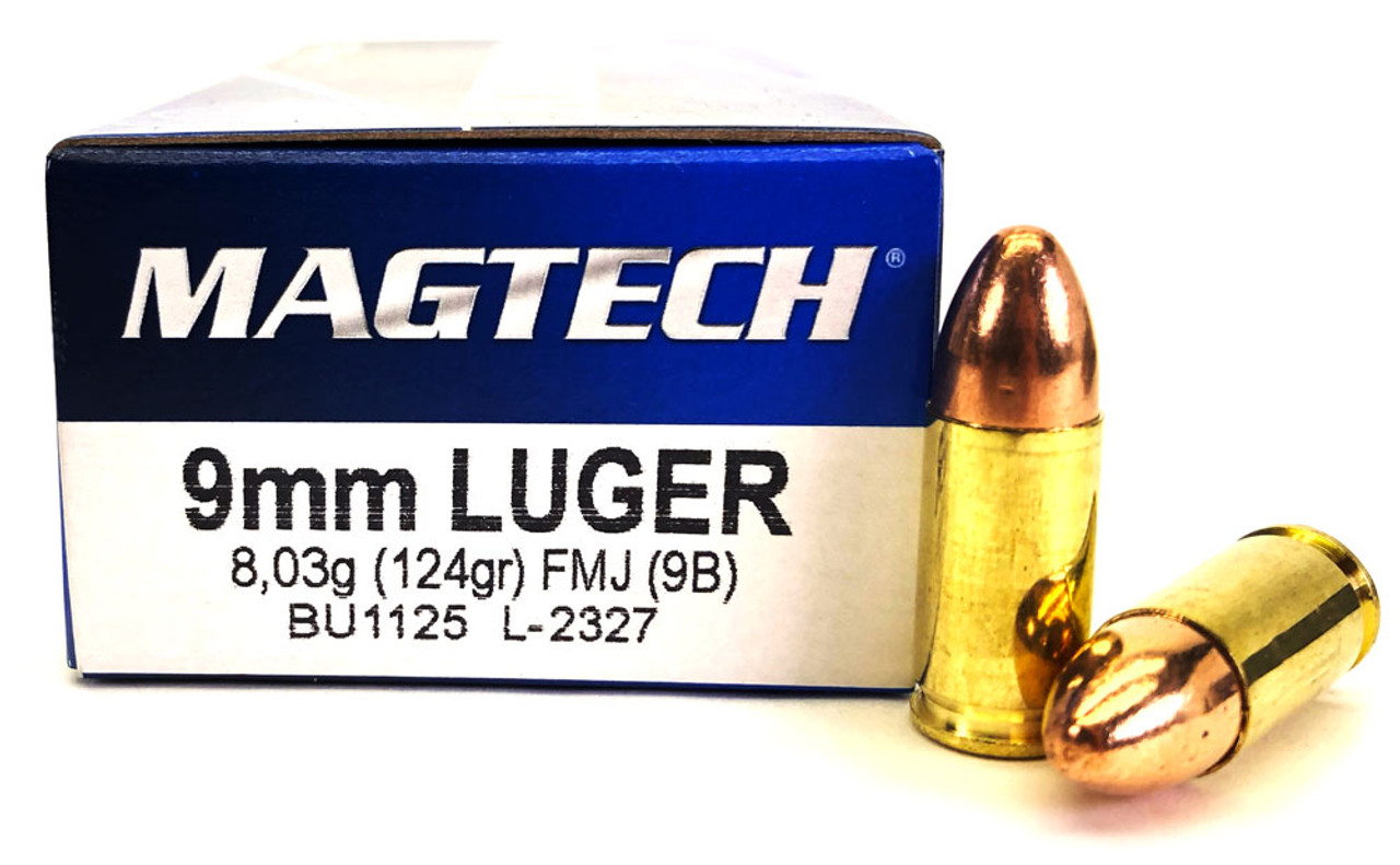 Buy 1000 Rounds of 124gr FMJ 9mm Ammo by Magtech Online In Canada
