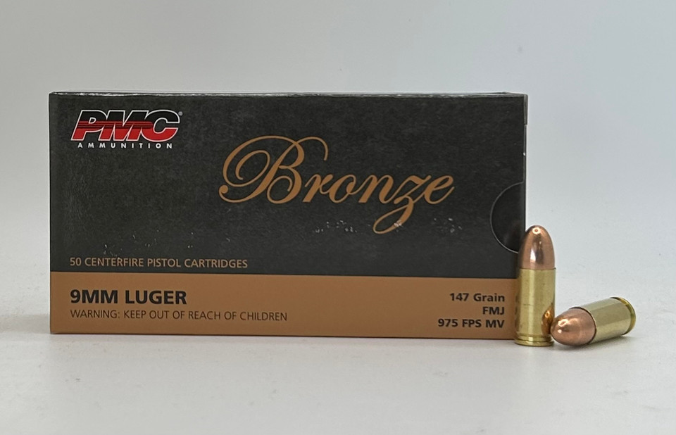 Buy 1000 Rounds of 147gr FMJ 9mm Ammo by PMC Online In Canada
